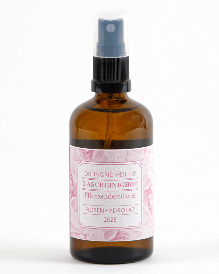 Rosenhydrolat - 100 % naturreines wässriges Destillat der Damaszenerrosenblüten 150ml Pumpspray bereits Ernte 2024!